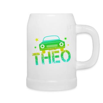 Theo Namenstag Theo - Bierkrug - Weiß - Rechts