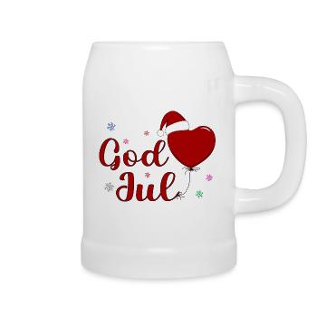 God Joul Weihnachtsfeier - Bierkrug - Weiß - Rechts