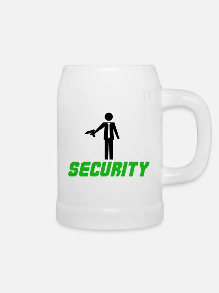 security design - Bierkrug - Weiß