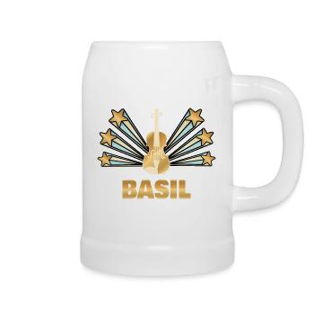 Geschenk für Basil - Bierkrug - Weiß - Rechts