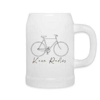 Linienrad: Minimalist Bicycle Hardly Wheelless - Beer Mug - white - Right