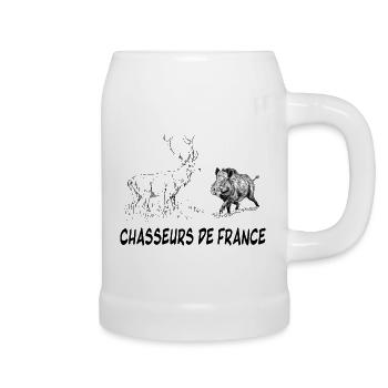 chasseursdefrance - Bierkrug - Weiß - Rechts