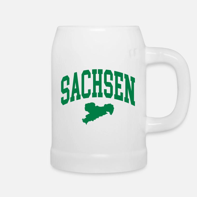 Sachsen - Bierkrug - Weiß