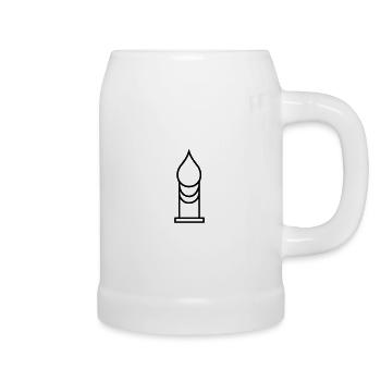 Candle - Beer Mug - white - Right
