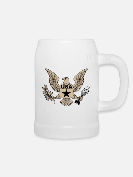 usa Armee 2 - Bierkrug - Weiß