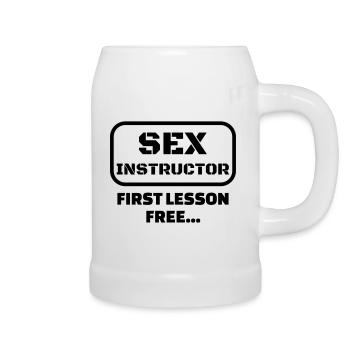 sexe / drague / seduction / fête / sexy / sex - Chope en céramique - blanc - Droite