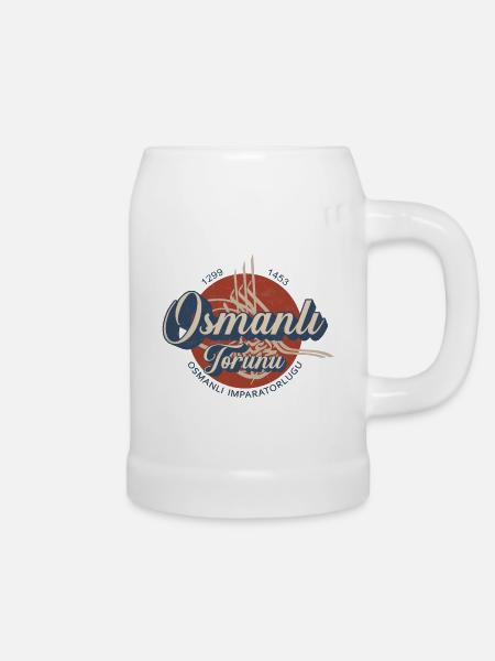 Osmanlı - Bierkrug - Weiß