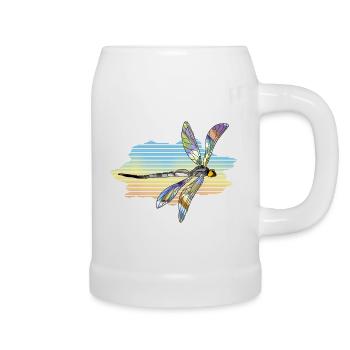 Dragonfly - Beer Mug - white - Right