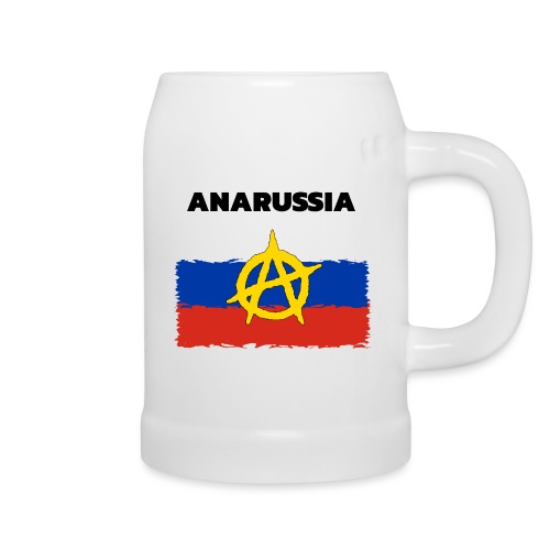 Anarussia Russia Flag Anarchy - Bierkrug