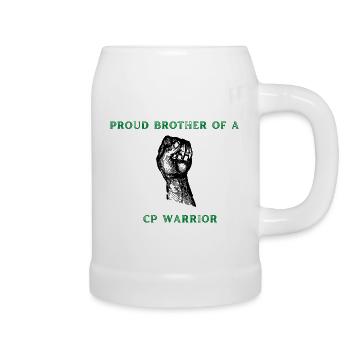 Proud brother - Beer Mug - white - Right