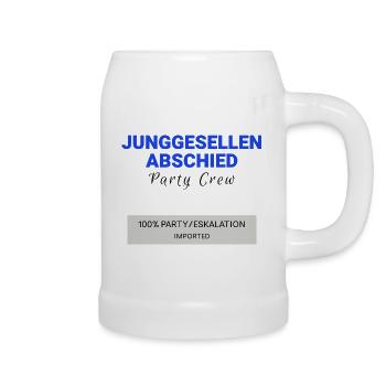 Junggesellenabschied Party Crew - Bierkrug - Weiß - Rechts