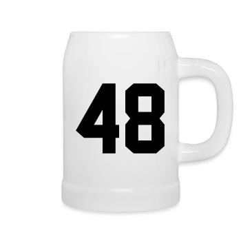 48 - Beer Mug - white - Right