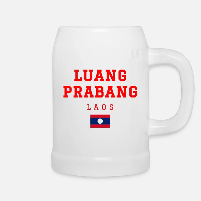 Luang Prabang Laos - Chope en céramique - blanc