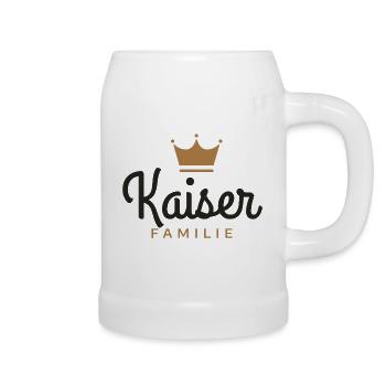 Kaiser-Familie - Bierkrug - Weiß - Rechts