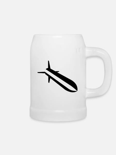 No War - Bierkrug - Weiß