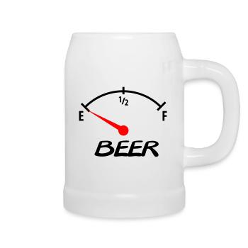 beer - Bierkrug - Weiß - Rechts