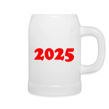 2025 - Bierkrug - Weiß - Rechts