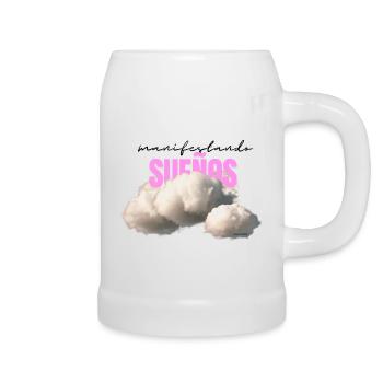 MANIFESTING DREAMS - Beer Mug - white - Right