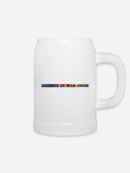 Lloret De Mar Crew - Bierkrug - Weiß