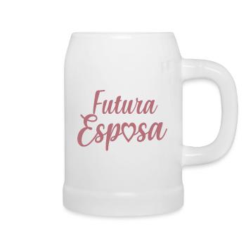 Futura Esposa Engagement Bridal Shower Wedding - Beer Mug - white - Right