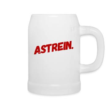 ASTREIN. Cooles, trendiges und neues Design by #DM - Bierkrug - Weiß - Rechts