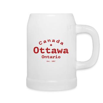 Ottawa - Kanada - Ontario - Bierkrug - Weiß - Rechts