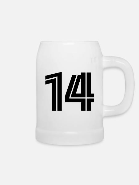 14 - Bierkrug - Weiß