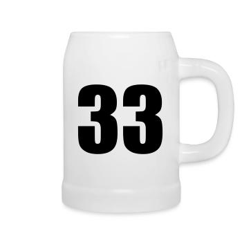 33 - Beer Mug - white - Right