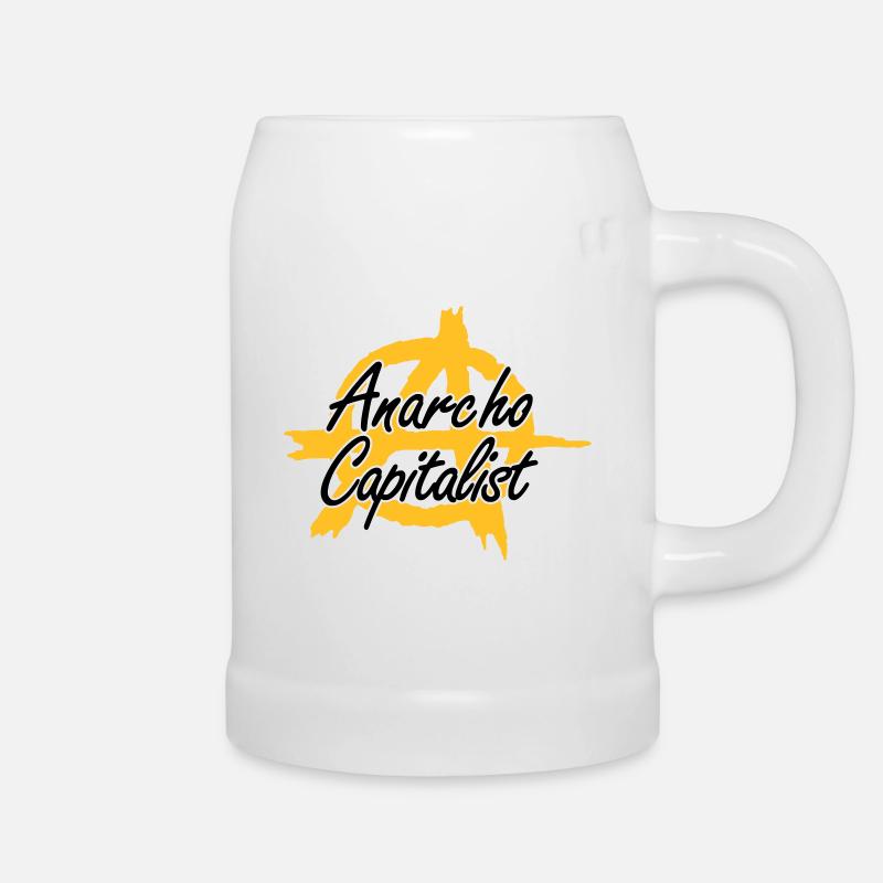(Anarcho-) Capitalisme 2 - Chope en céramique - blanc