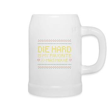 MY FAVORITE CHRISTMAS MOVIE - Beer Mug - white - Right
