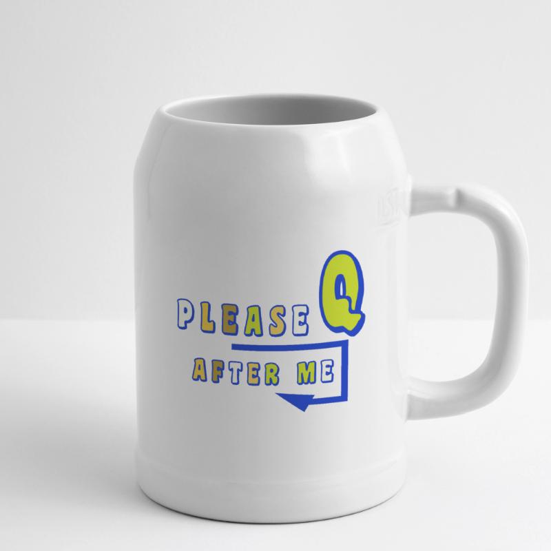 Please queue Beer Mug