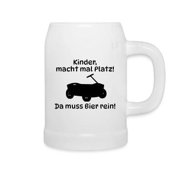 Bierplatz - Bierkrug - Weiß - Rechts