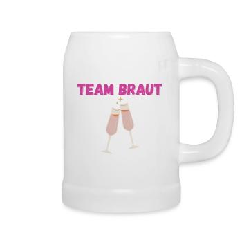 TEAM BRAUT - Bierkrug - Weiß - Rechts