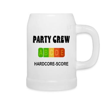 Party Crew - Bierkrug - Weiß - Rechts