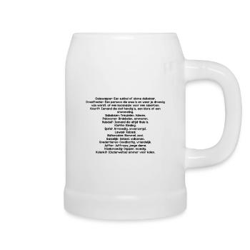 Old Dutch for Dummies - Beer Mug - white - Right