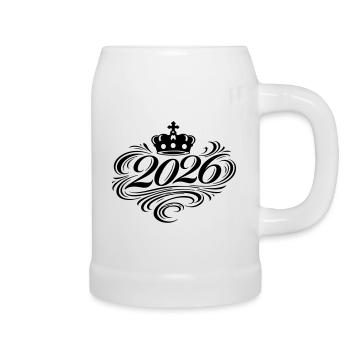 2026 Edel - Bierkrug - Weiß - Rechts