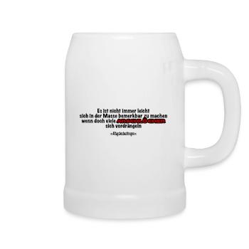 Spruch-Zitate-Coole Sprüche - Bierkrug - Weiß - Rechts