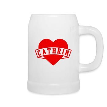 Cathrin Herzen - Beer Mug - white - Right