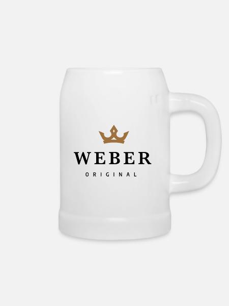 Weber - Bierkrug - Weiß
