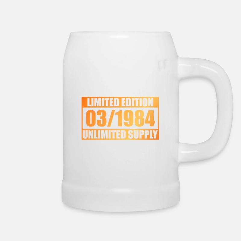 40th Anniversary Limited Edition - ꝏ Supply 03/1984 - Beer Mug - white