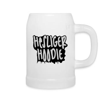 HESLIGER HOODIE - Bierkrug - Weiß - Rechts