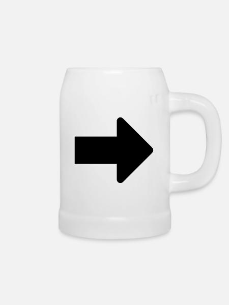 arrow - Bierkrug - Weiß