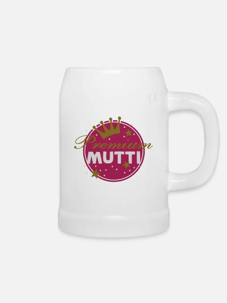 Premiumkreis Mutti - Bierkrug - Weiß