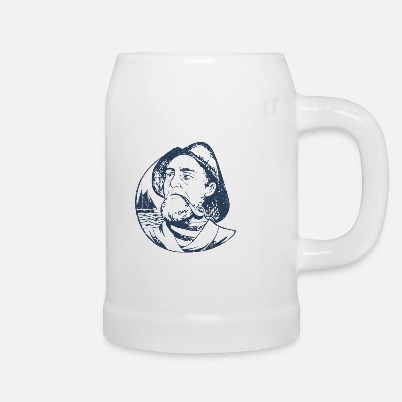 seaman - Bierkrug - Weiß