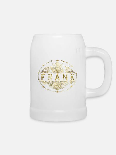 Frank - Bierkrug - Weiß