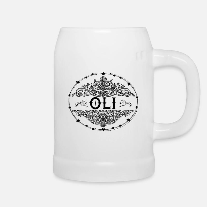 Oli - Bierkrug - Weiß
