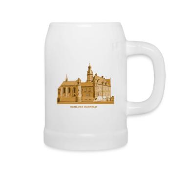 Darfeld Wasserschloss Rosendahl Rhénanie-du-Nord-Westphalie - Chope en céramique - blanc - Droite