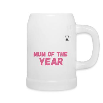 MUM OF THE YEAR - Beer Mug - white - Right