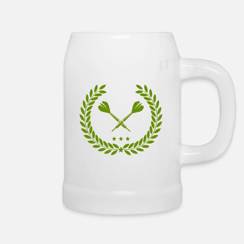 darts - Beer Mug - white