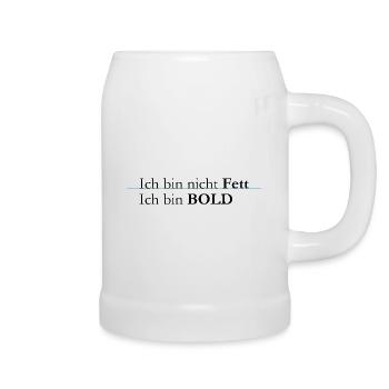 I'm Bold - Beer Mug - white - Right